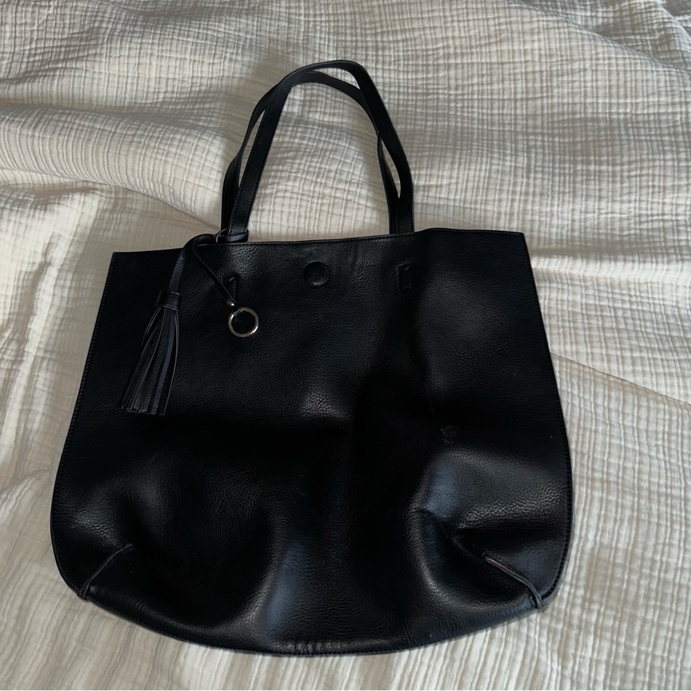 Black Bucket Bag